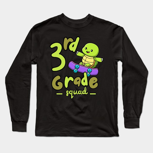 3rd grade turtle Long Sleeve T-Shirt by hnueng111